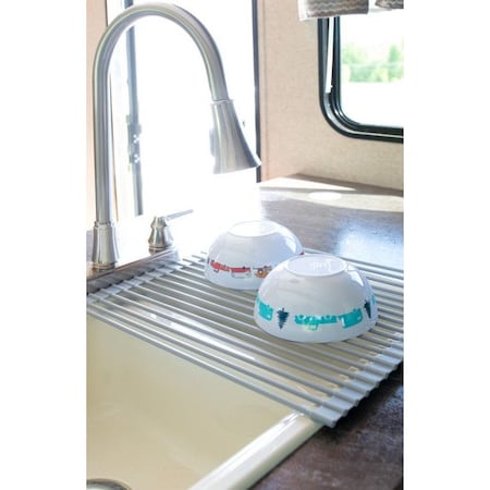 Camco ROLL-UP DISH DRYING RACK, 17INX13IN 43519